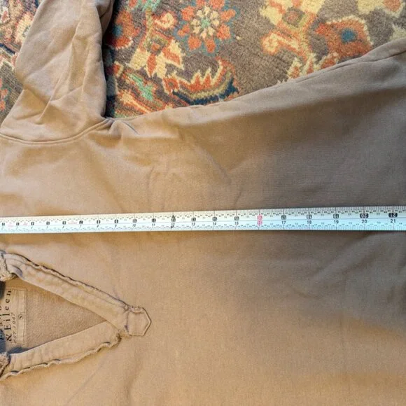 Frank & Eileen  Patrick Popover Henley Fleece In Toasted Sz S - Picture 6 of 6